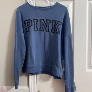 Size Small Blue PINK Crewneck